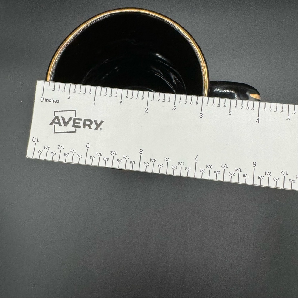 Scorpio Gold and Black Curved Coffee Mug - Picture 13 of 16